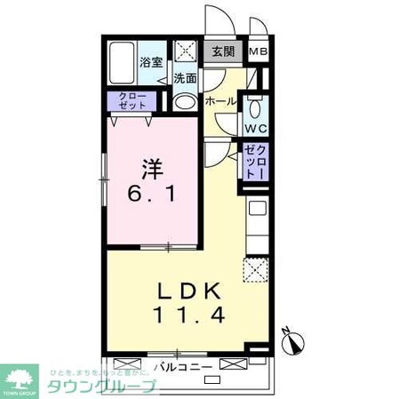 エクセルアヴェニューの物件間取画像